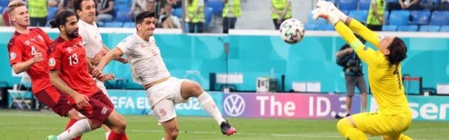 点胜最弱瑞士队，西班牙队同样配得上进半决赛